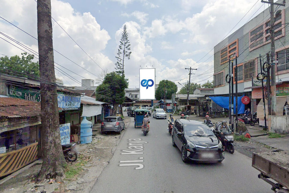 Billboard at JI. Karya (Karang Berombak), Medan