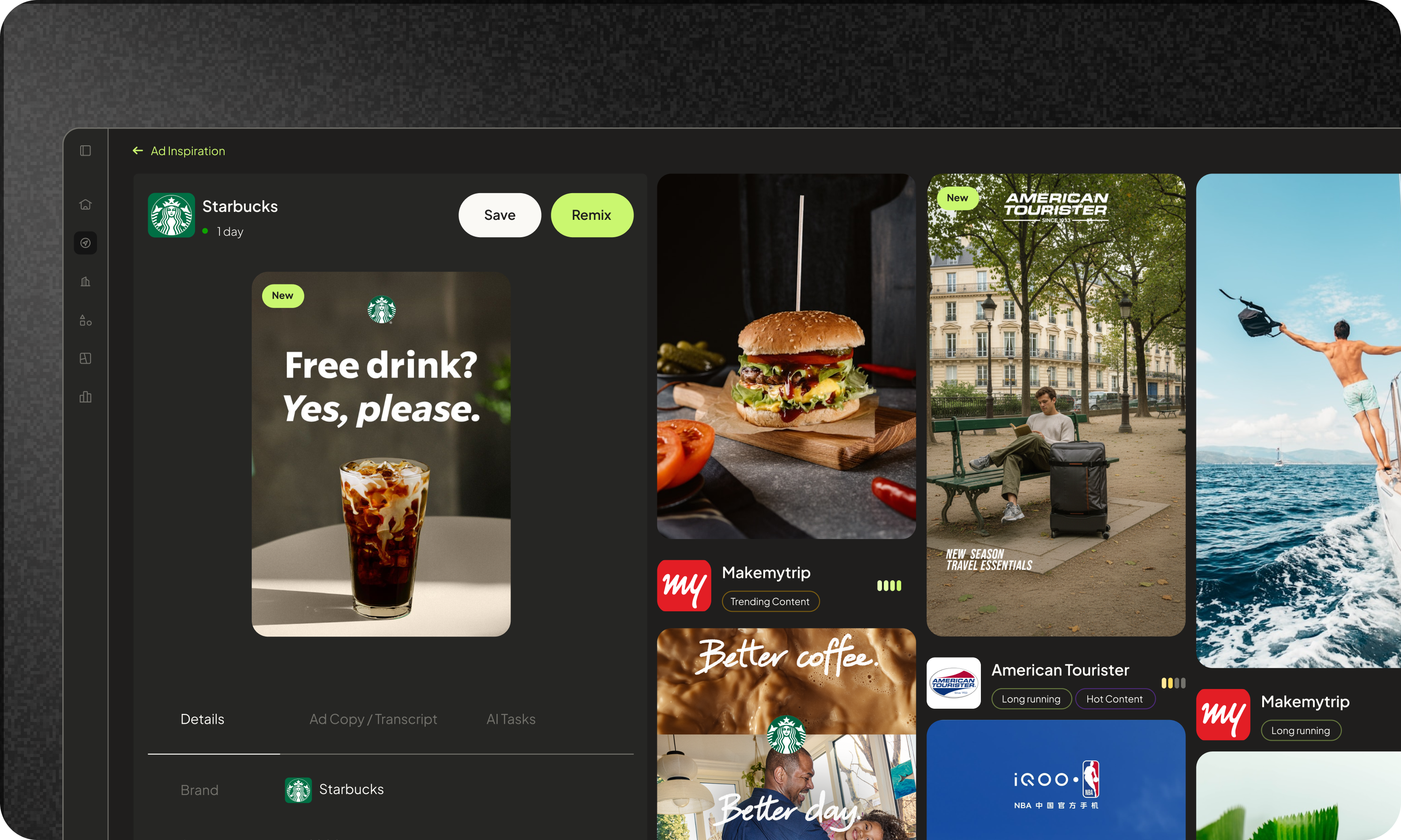 Find similar ads to your pins