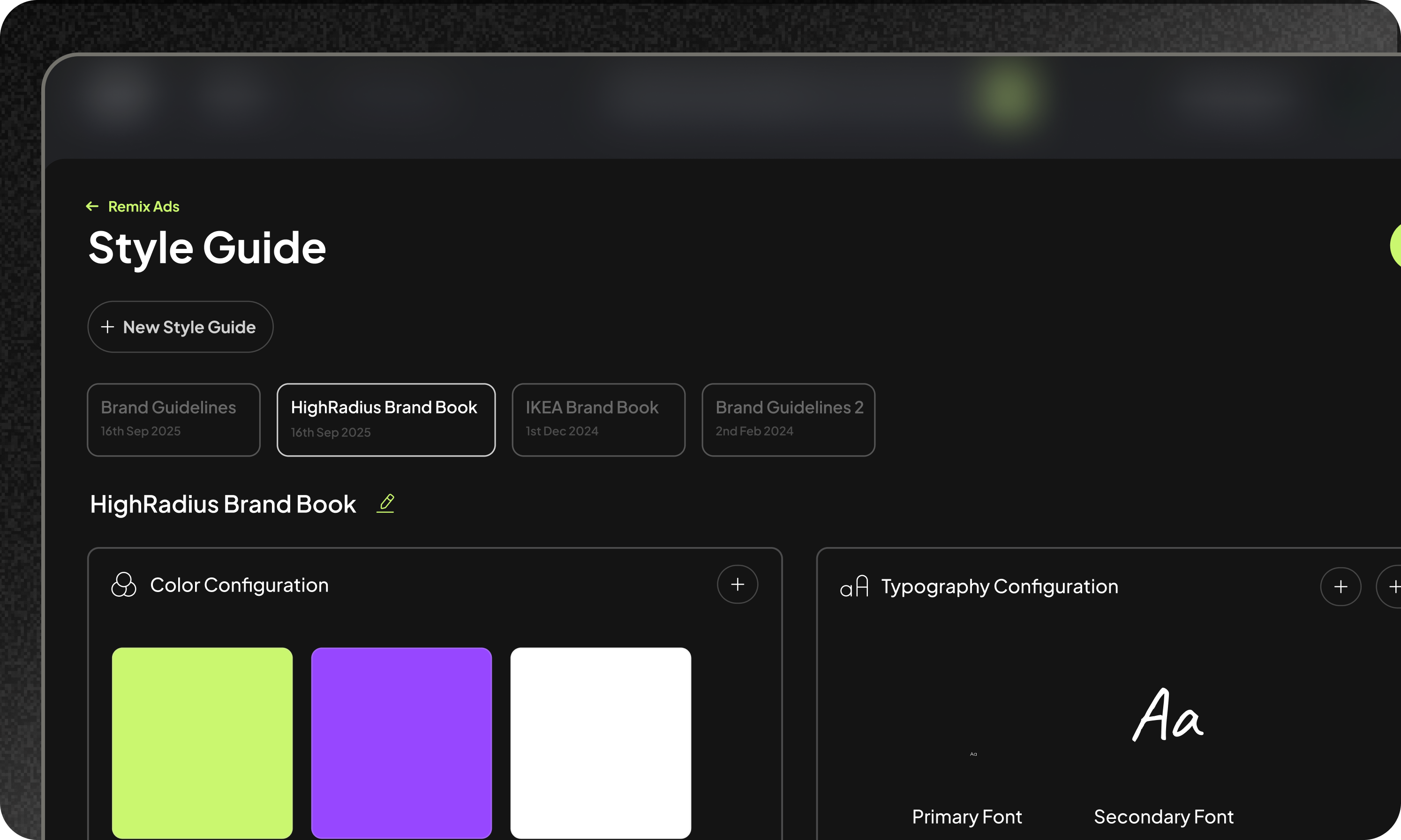 Add brand book & context