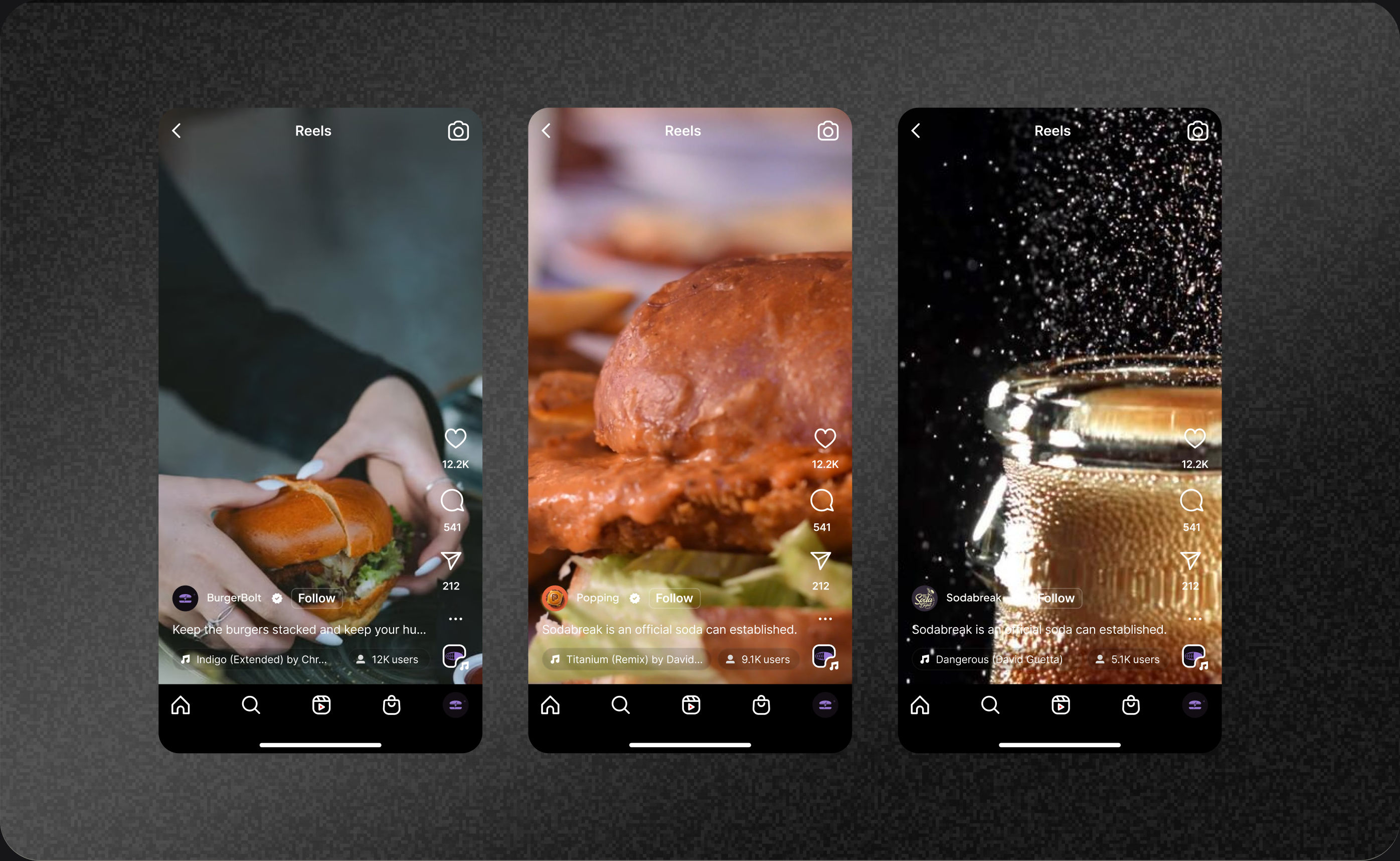 Vibemyad turning a dish into vertical Reels and Shorts video content