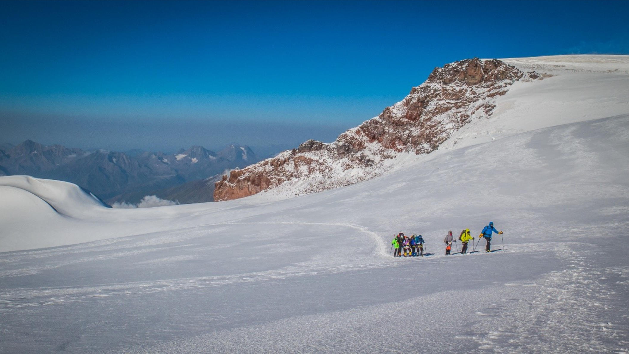 Mt. Kazbek climbing tour