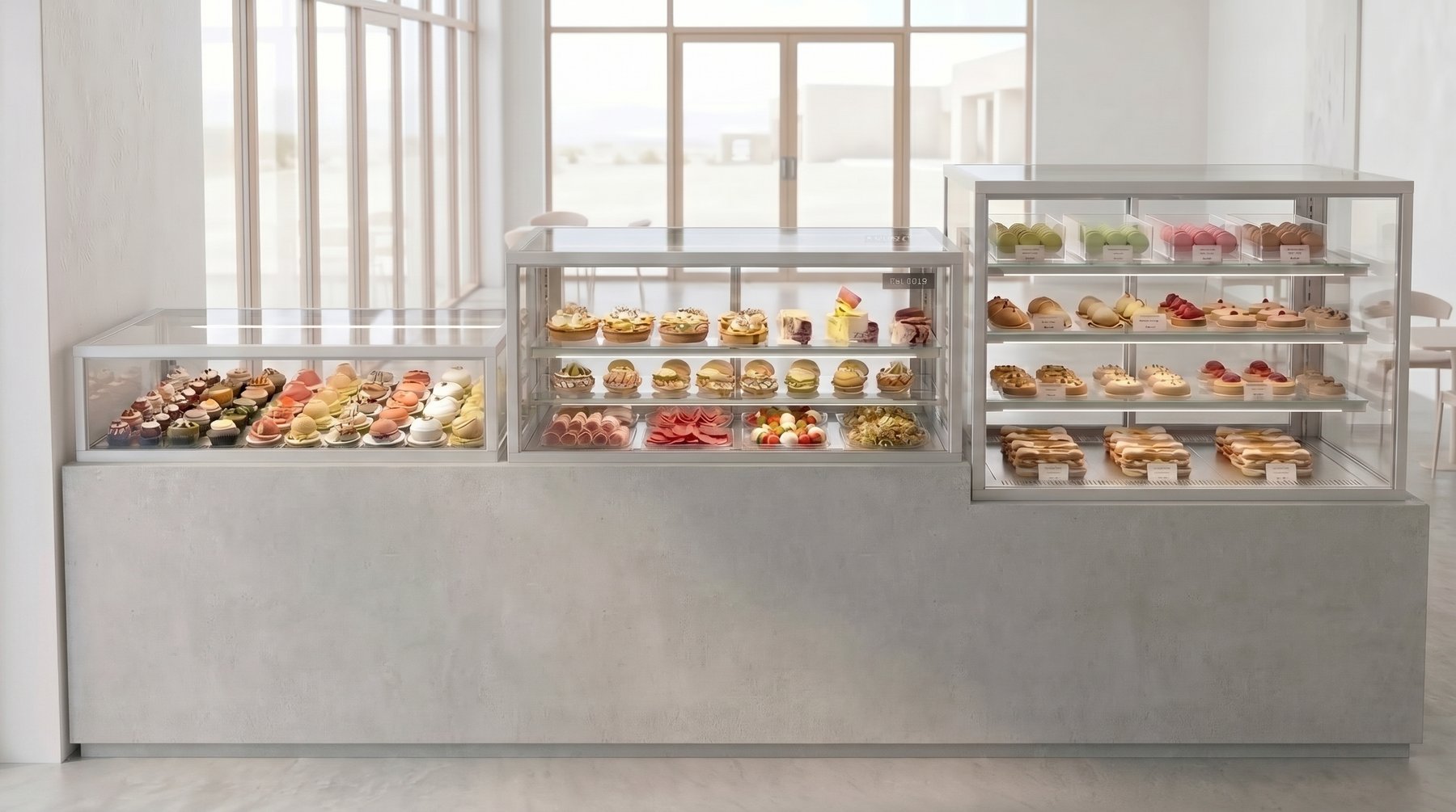 Vitrines Lux — linha 300s 500s 700s