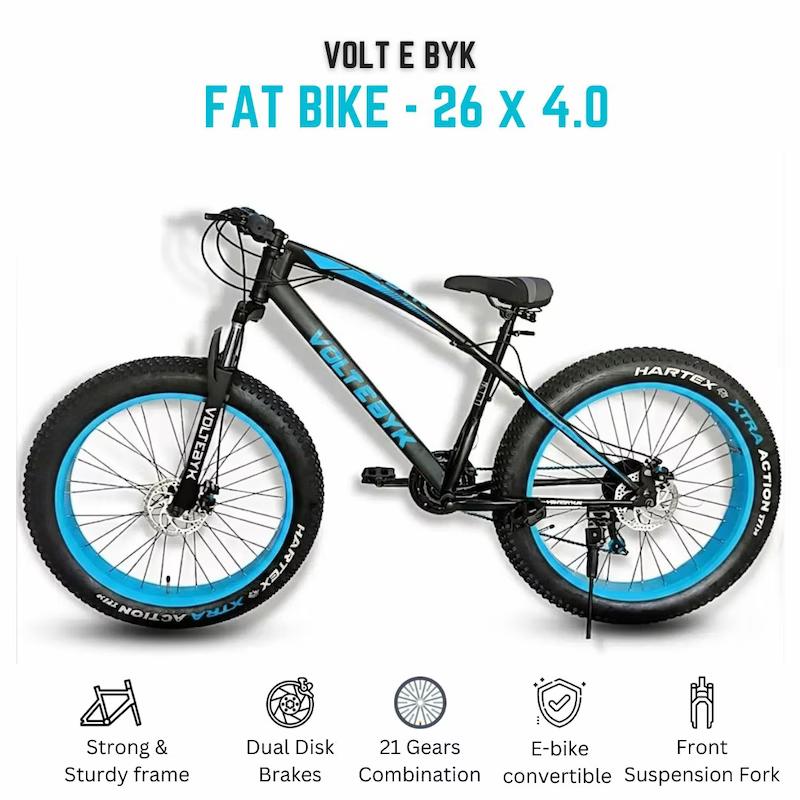 Product Image 2 of Voltebyk Blue Fat Bike - MTB from Voltebyk