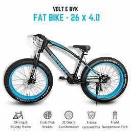 Thumbnail 2 of Voltebyk Blue Fat Bike - MTB from Voltebyk