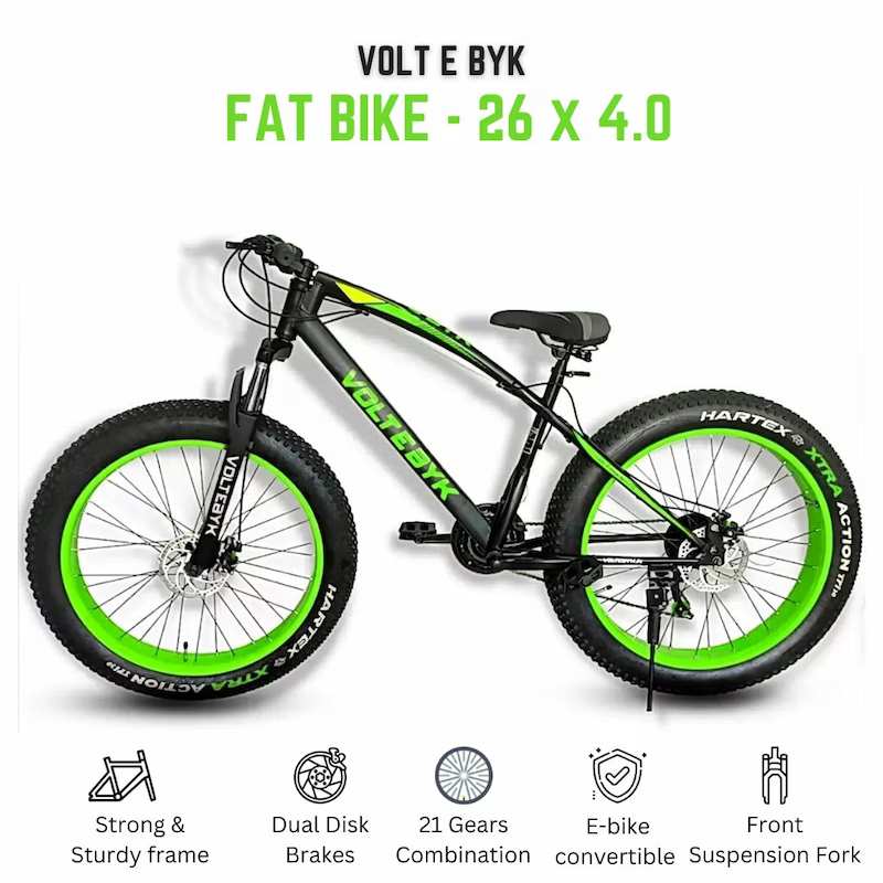 Product Image 2 of Voltebyk Green Fat Bike - MTB from Voltebyk