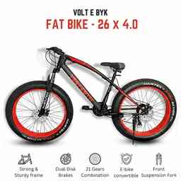 Thumbnail 2 of Voltebyk Red Fat Bike - MTB from Voltebyk