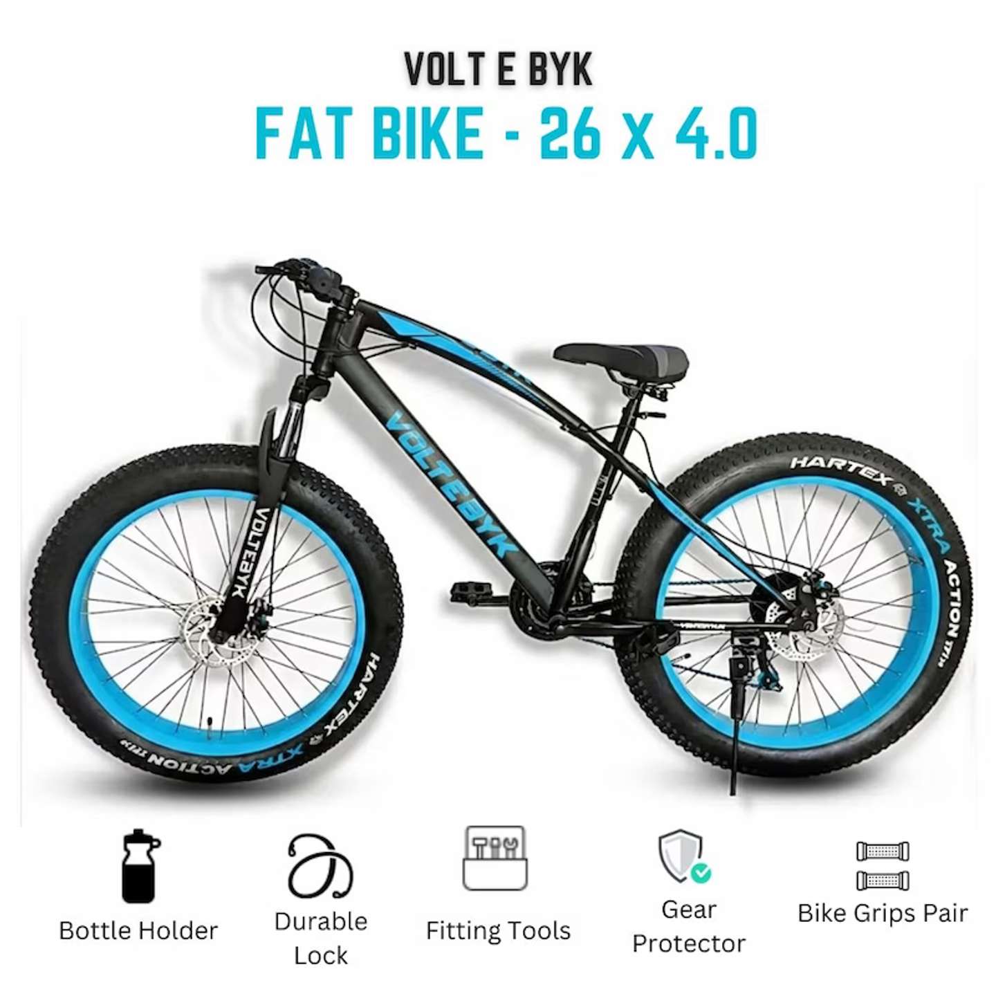 Product Image 3 of Voltebyk Blue Fat Bike - MTB from Voltebyk