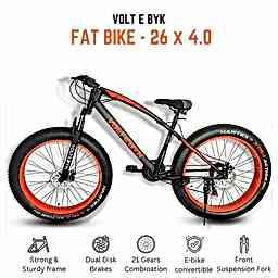 Thumbnail 2 of Voltebyk Orange Fat Bike - MTB from Voltebyk
