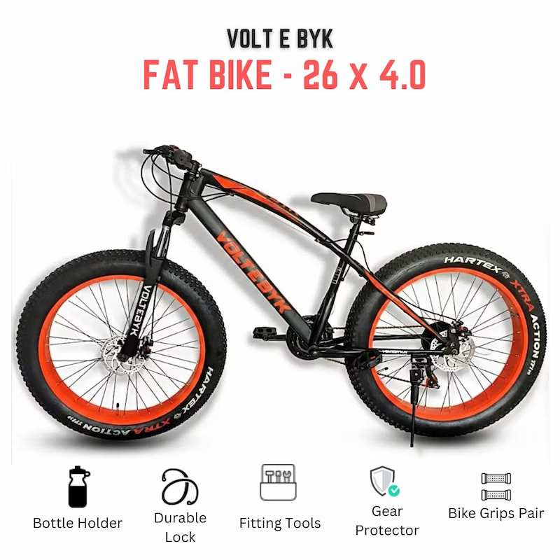 Product Image 3 of Voltebyk Orange Fat Bike - MTB from Voltebyk
