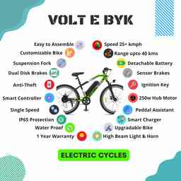Thumbnail 5 of Eco-Bike Green Electric Cycle 7.8 Ah - Electric from Voltebyk