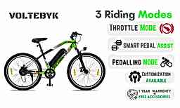 Thumbnail 4 of Eco-Bike Green Electric Cycle 7.8 Ah - Electric from Voltebyk