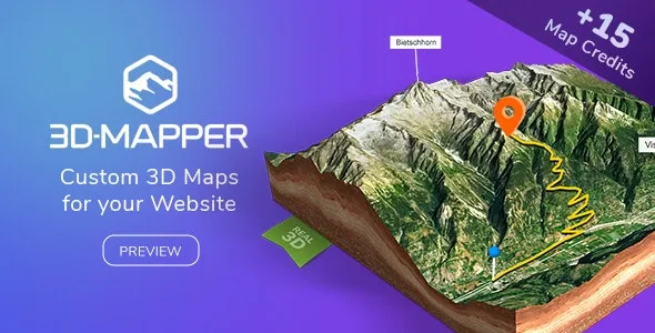 3D Map WordPress Plugin - 3D-Mapper