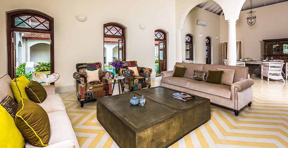 Villa Verde - Living area layout