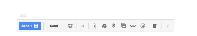a screenshot of the send and archive button in Gmail