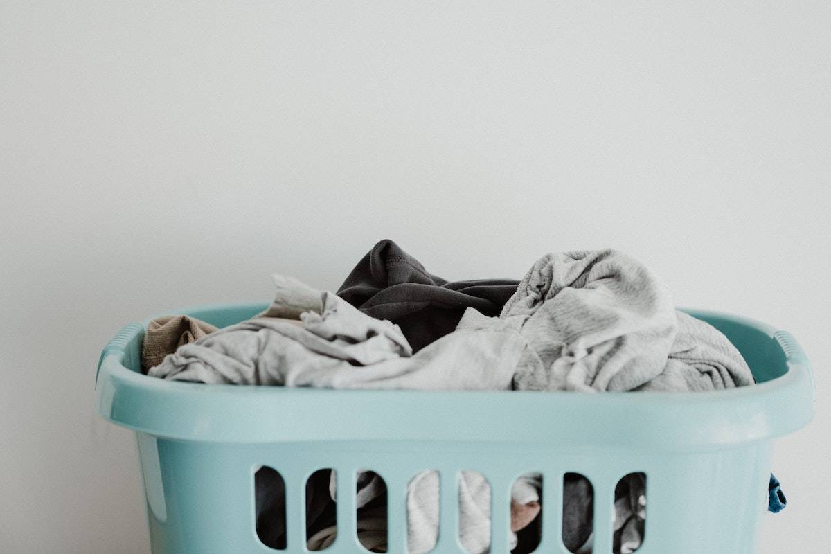 basket of laundry