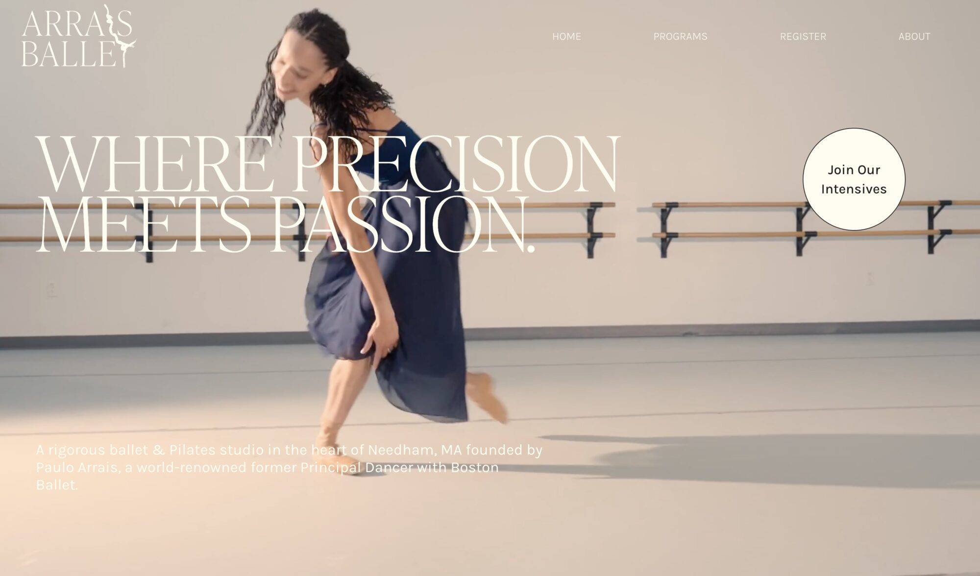 Arrais Ballet website