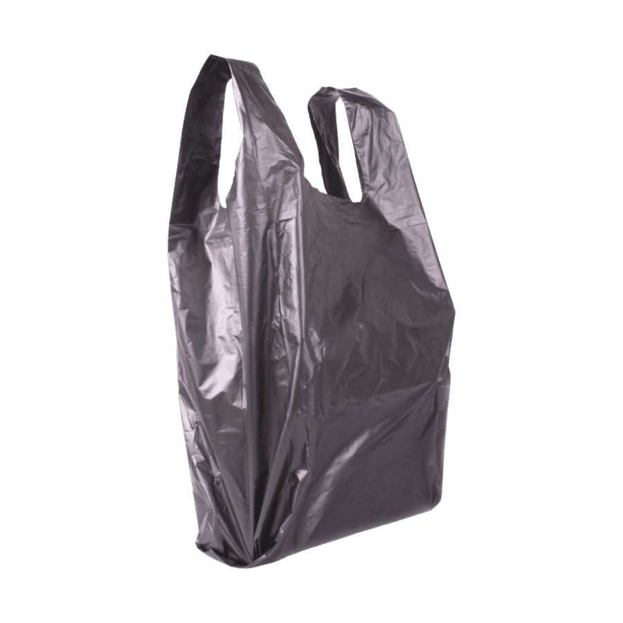 Műanyag táska nagy 45x40 (fekete)