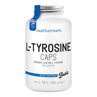 L-Tyrosine Caps - 100 kapszula - BASIC - Nutriversum