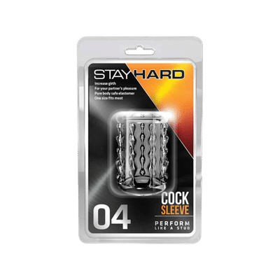 Stay Hard Cock Sleeve 04 Clear