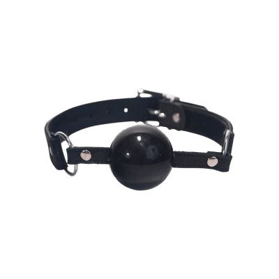 Silicone Ball Gag Black