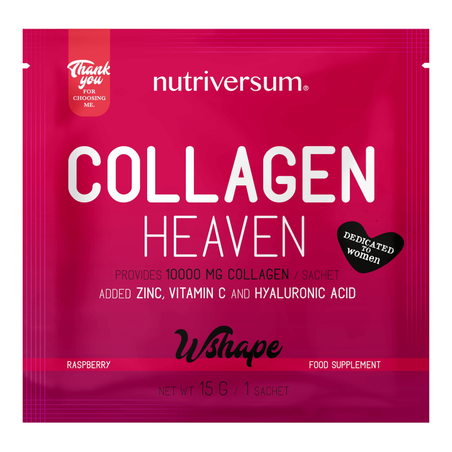 Collagen Heaven - 15 g - WSHAPE - Nutriversum - málna