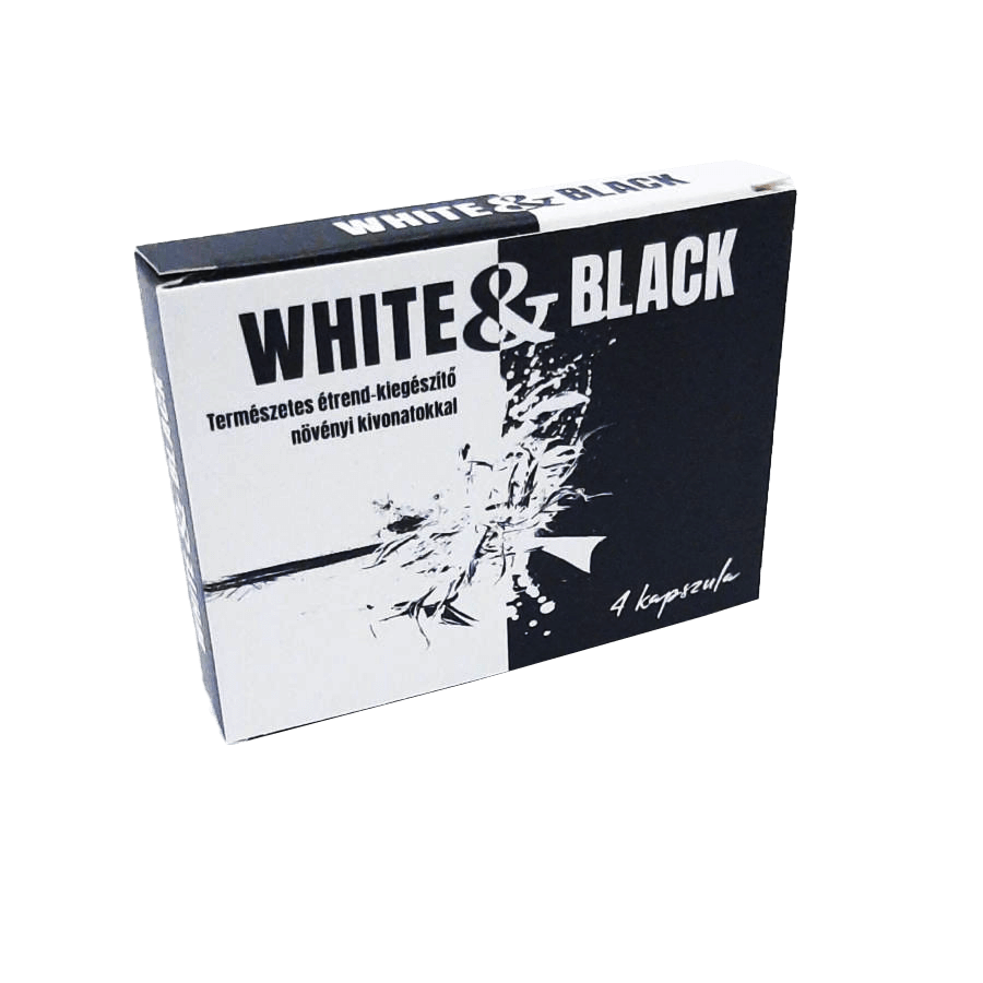White & Black - 4db kapszula