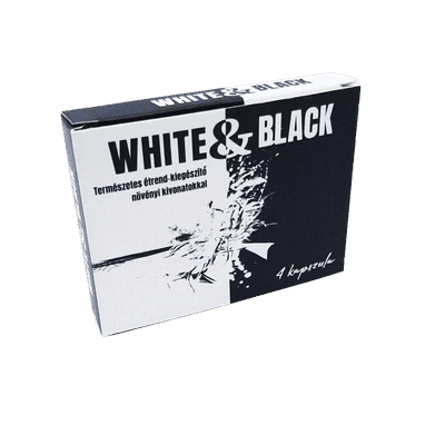 White & Black - 4db kapszula