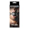 Renegade Bondage Ball Gag Black - bizalmi játékok fetish kelléke