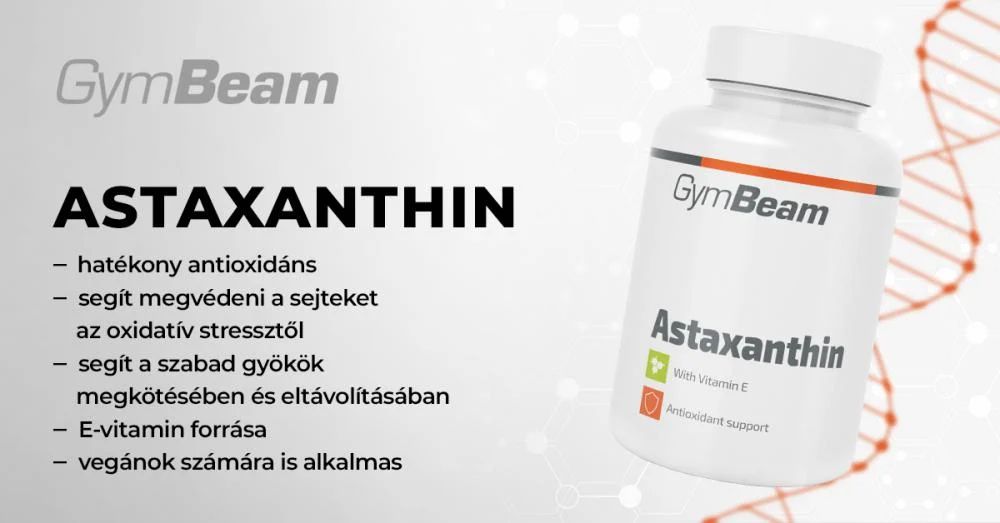 Asztaxantin - 60 kapszula - GymBeam