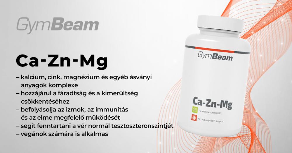 Ca-Zn-Mg - 60 kapszula - GymBeam