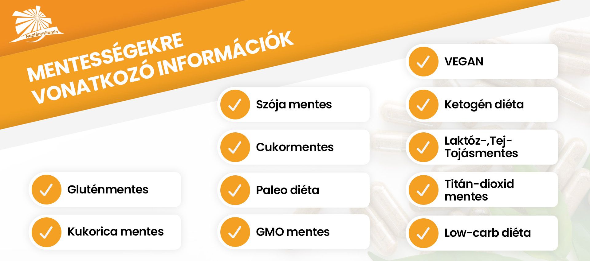 D3-K2-vitamin és szerves nyomelem komplex Prebiotikummal (30db) - Napfényvitamin