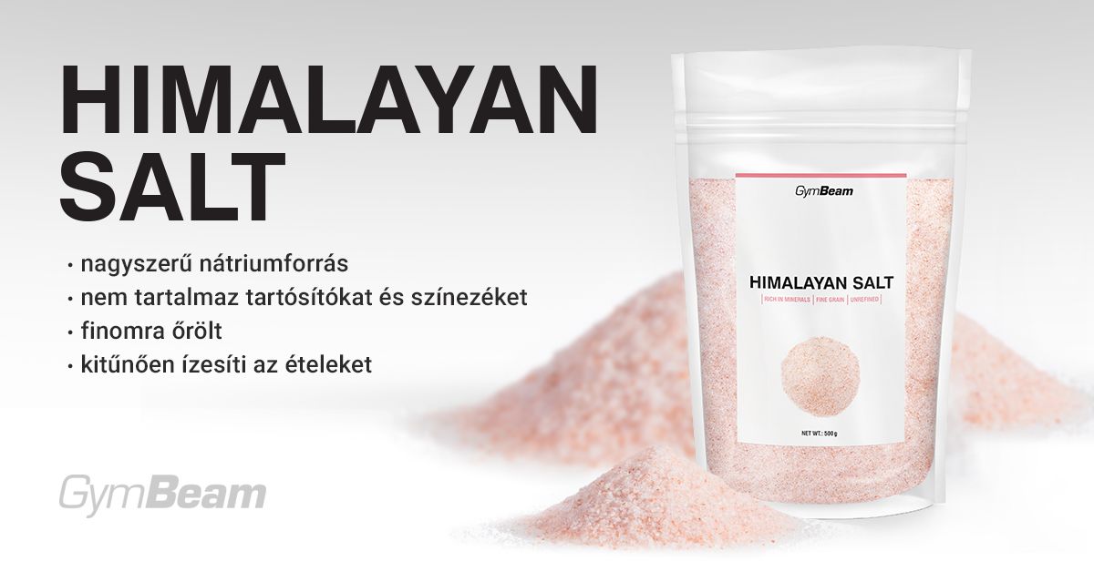 Himalájai rózsaszín só - 500 g - finom - GymBeam