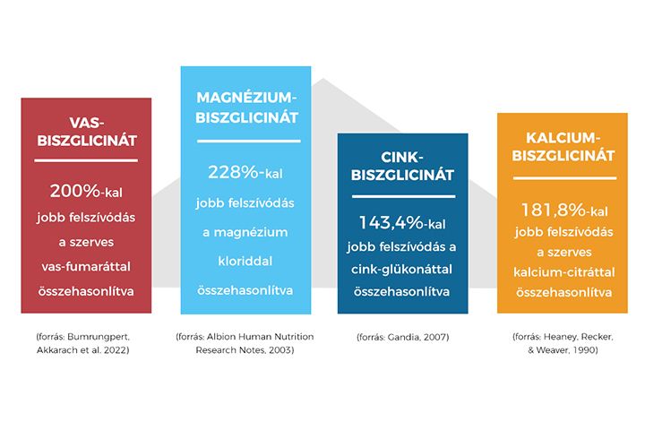 Kalcium-Biszglicinát - világszabadalommal védett BioPerine és D3-vitamin - 60 tabletta - Natur Tanya