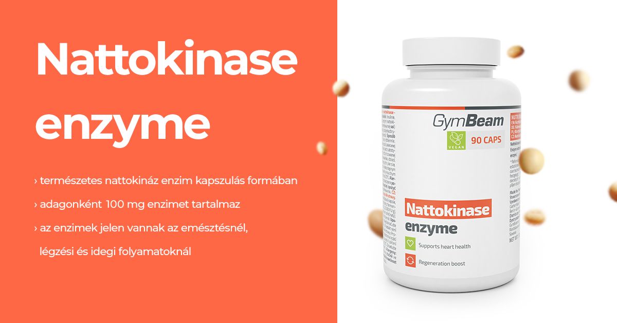 Nattokináz enzim - 90 kapszula - GymBeam