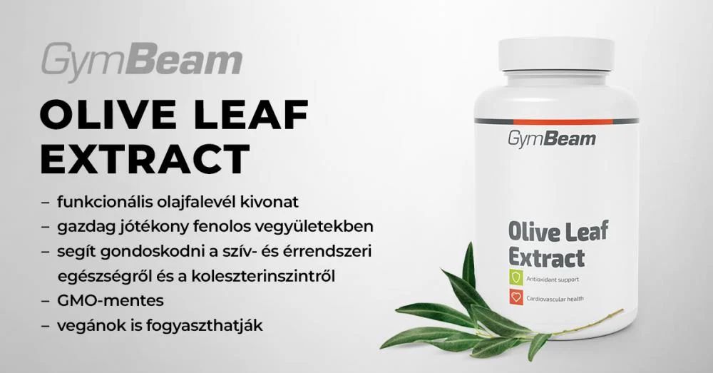 Olajfalevél-kivonat - 90 kapszula - GymBeam