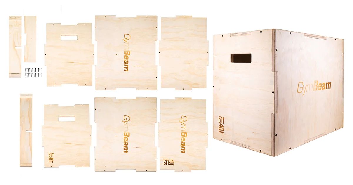 PlyoBox Wood Plyometric Doboz - GymBeam