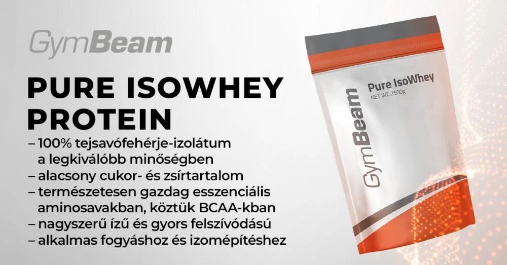 Pure IsoWhey - 1000g - csokoládé-mogyoró - GymBeam