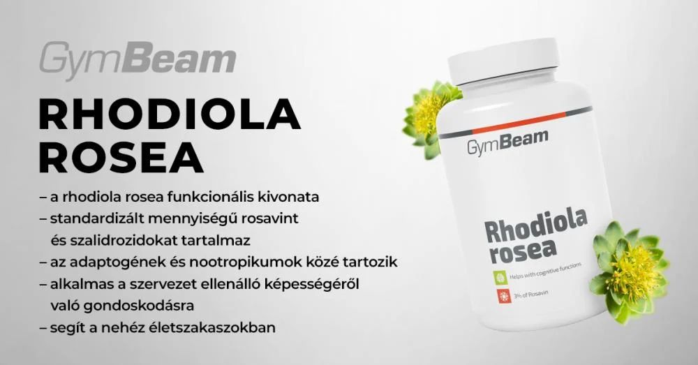 Rhodiola Rosea - 90 kapszula - GymBeam