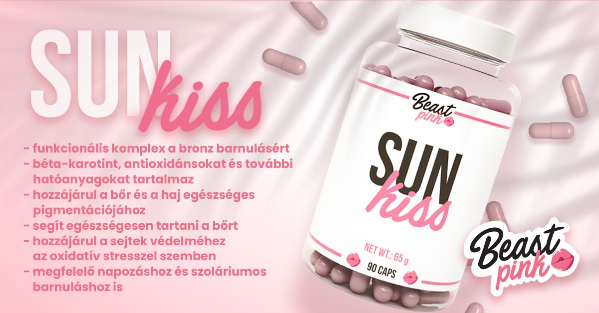 Sun Kiss - 90 kapszula - BeastPink