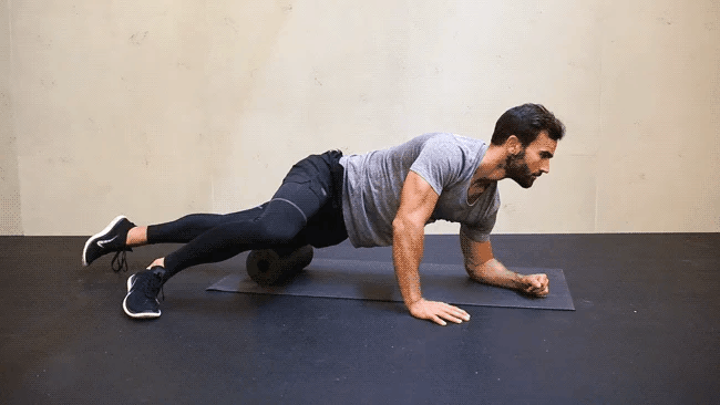 Szivacshenger edzéshez Fitness Roller Black - GymBeam