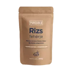 Natur Line Vegan Rizs Fehérje italpor - ízesítetlen 500g - PureGold - 