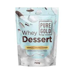 Whey Dessert fehérje italpor - 750g - PureGold - Trópusi kókuszdió fúzió - 