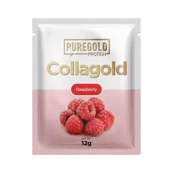 CollaGold Marha és Hal kollagén italpor hialuronsavval - Raspberry - 12g - PureGold