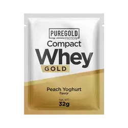 Compact Whey Gold fehérjepor - 32 g - PureGold - őszibarack joghurt