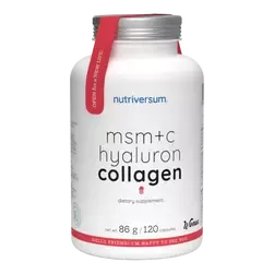 MSM+C Hyaluron Collagen - 120 kapszula - Nutriversum