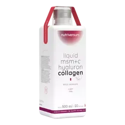 MSM+C Hyaluron Collagen Liquid - 500 ml - erdei gyümölcs - Nutriversum