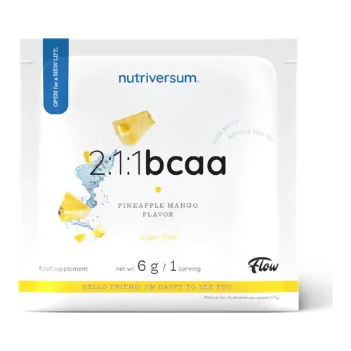 2:1:1 BCAA Sugar Free - 6 g - ananász-mangó - Nutriversum - 