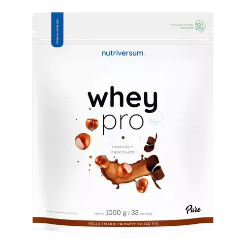 Whey PRO - 1000 g - mogyorós-csokoládé - Nutriversum - 