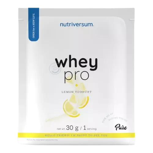 Whey PRO - 30 g - citrom-joghurt - Nutriversum - 