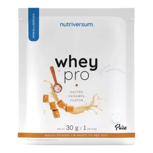 Whey PRO - 30 g - sós karamell - Nutriversum - 